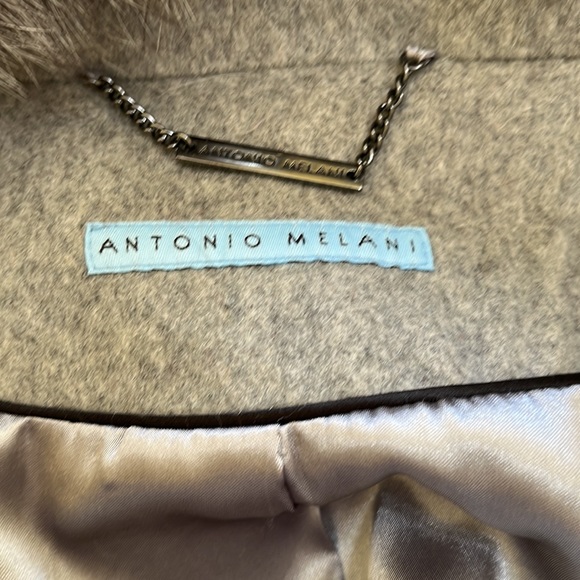 Antonio Melani long gray winter coat size 2 - Picture 9 of 16